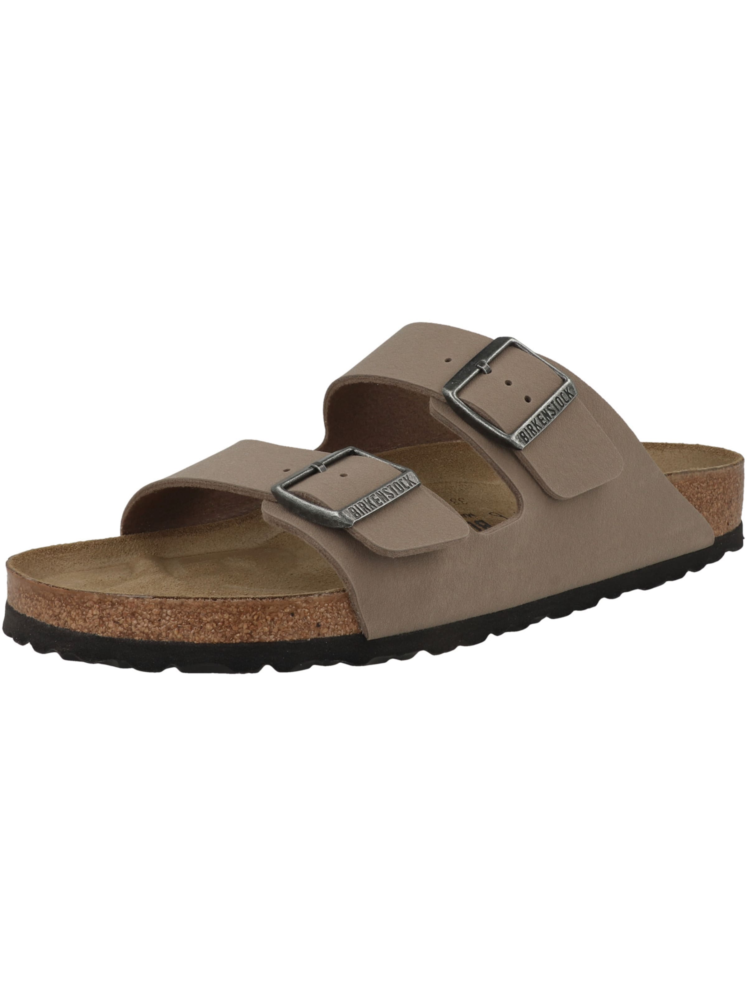 Zoccoletto 'Arizona' di BIRKENSTOCK in grigio: frontale