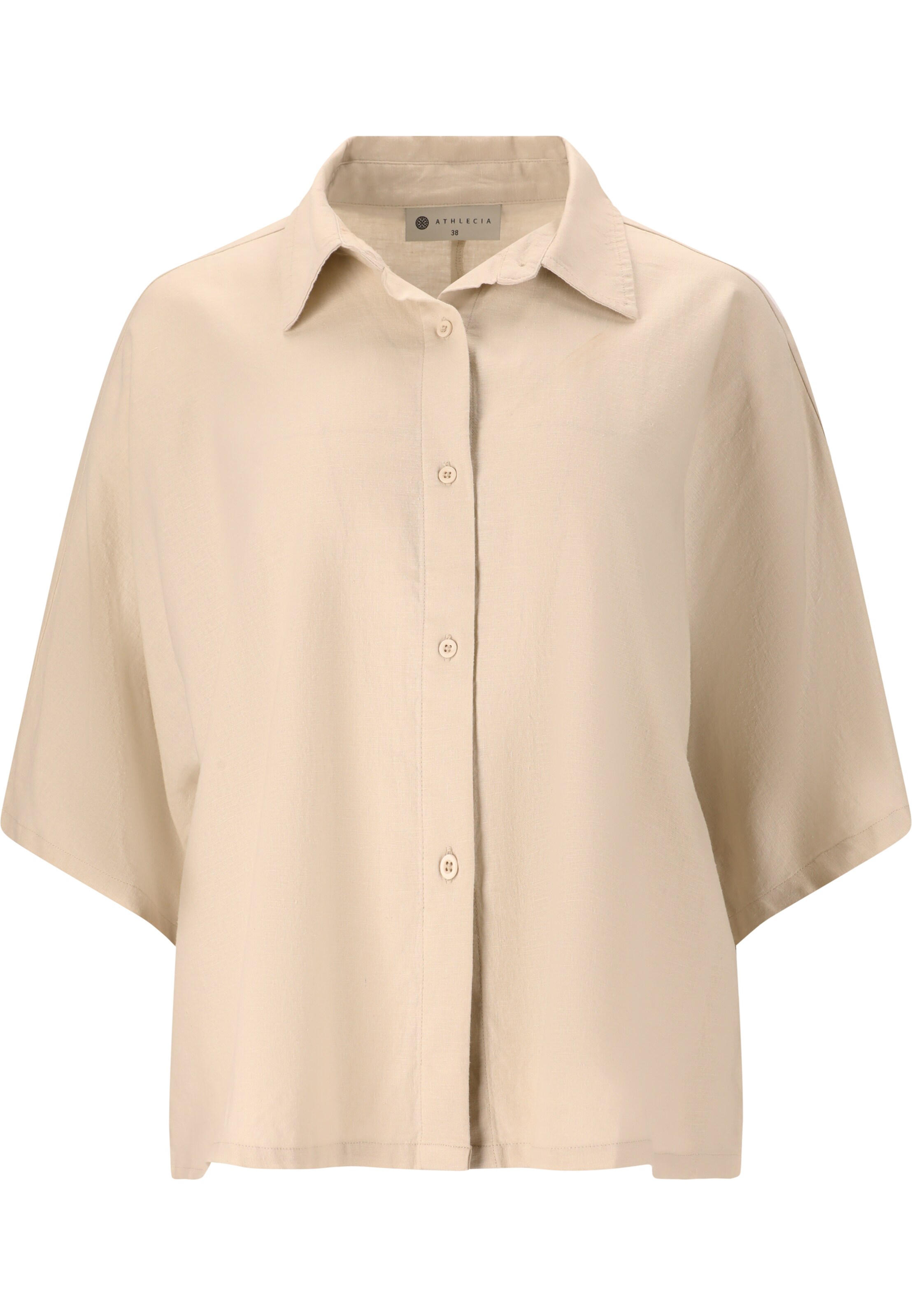 Athlecia Bluse 'Resort' in Beige: Vorderseite