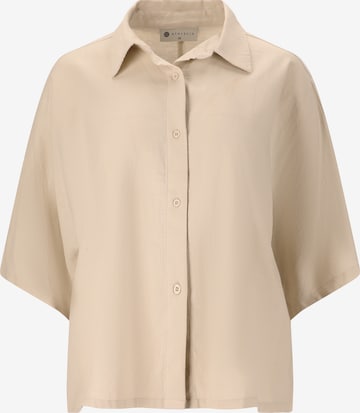 Athlecia Blouse 'Resort' in Beige: voorkant
