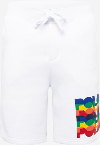 Polo Ralph Lauren Loosefit Broek in Wit: voorkant