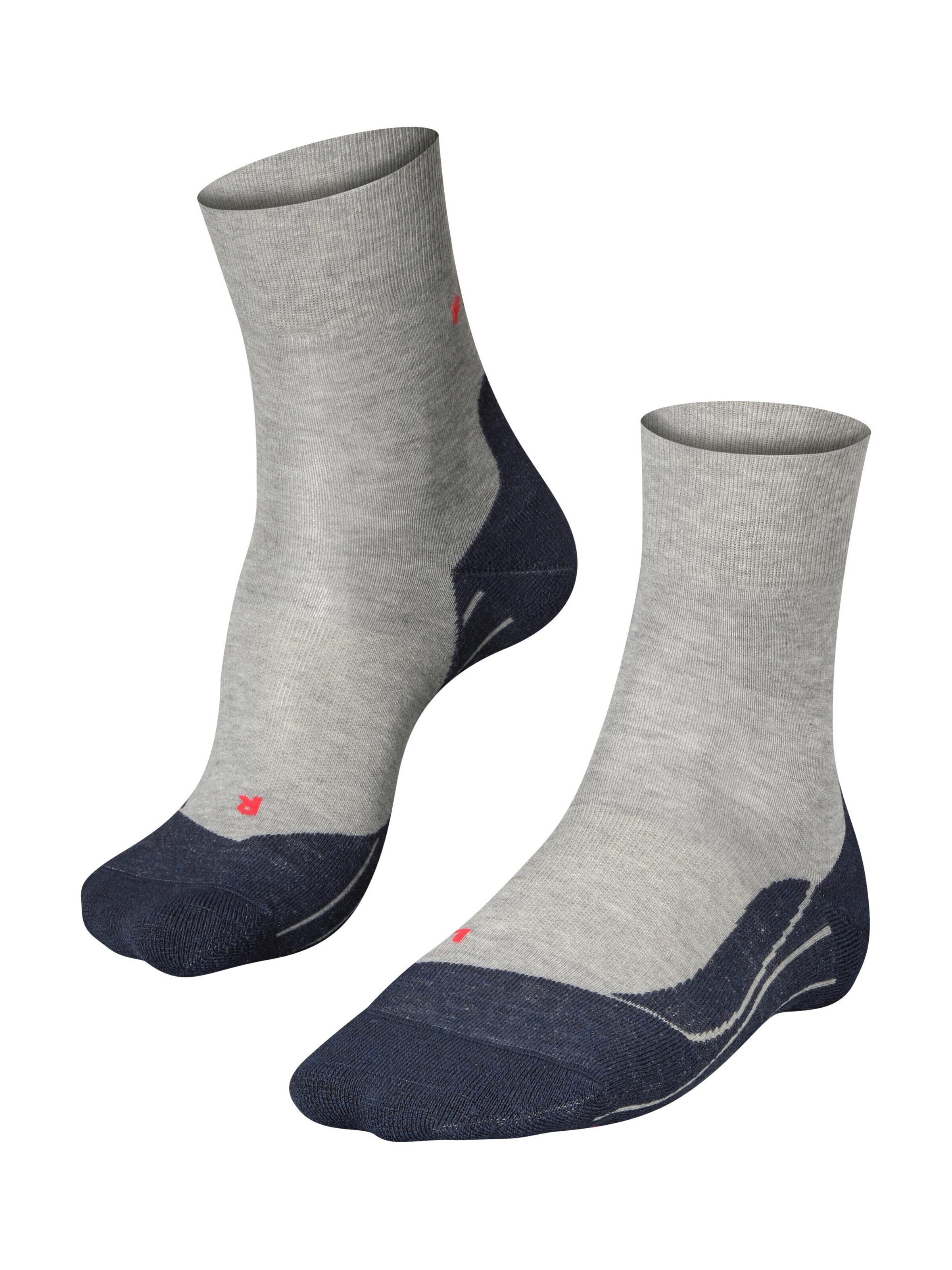 FALKE Athletic Socks 'RU4 Endurance' in Grey: front