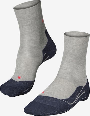 FALKE Athletic Socks 'RU4 Endurance' in Grey: front