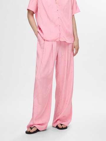 SELECTED FEMME Regular Hose in Pink: Vorderseite