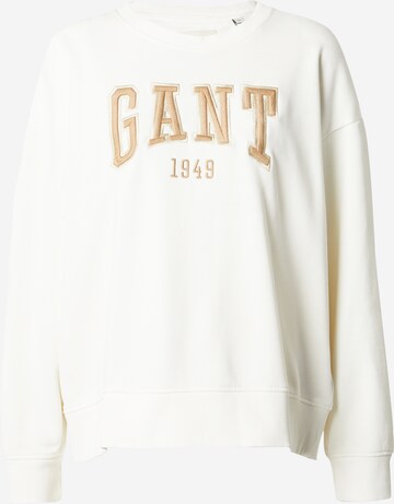 GANT - Sudadera en beige: frente