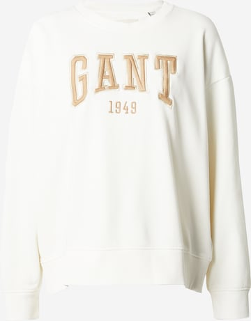 GANT Sweatshirt in Beige: voorkant