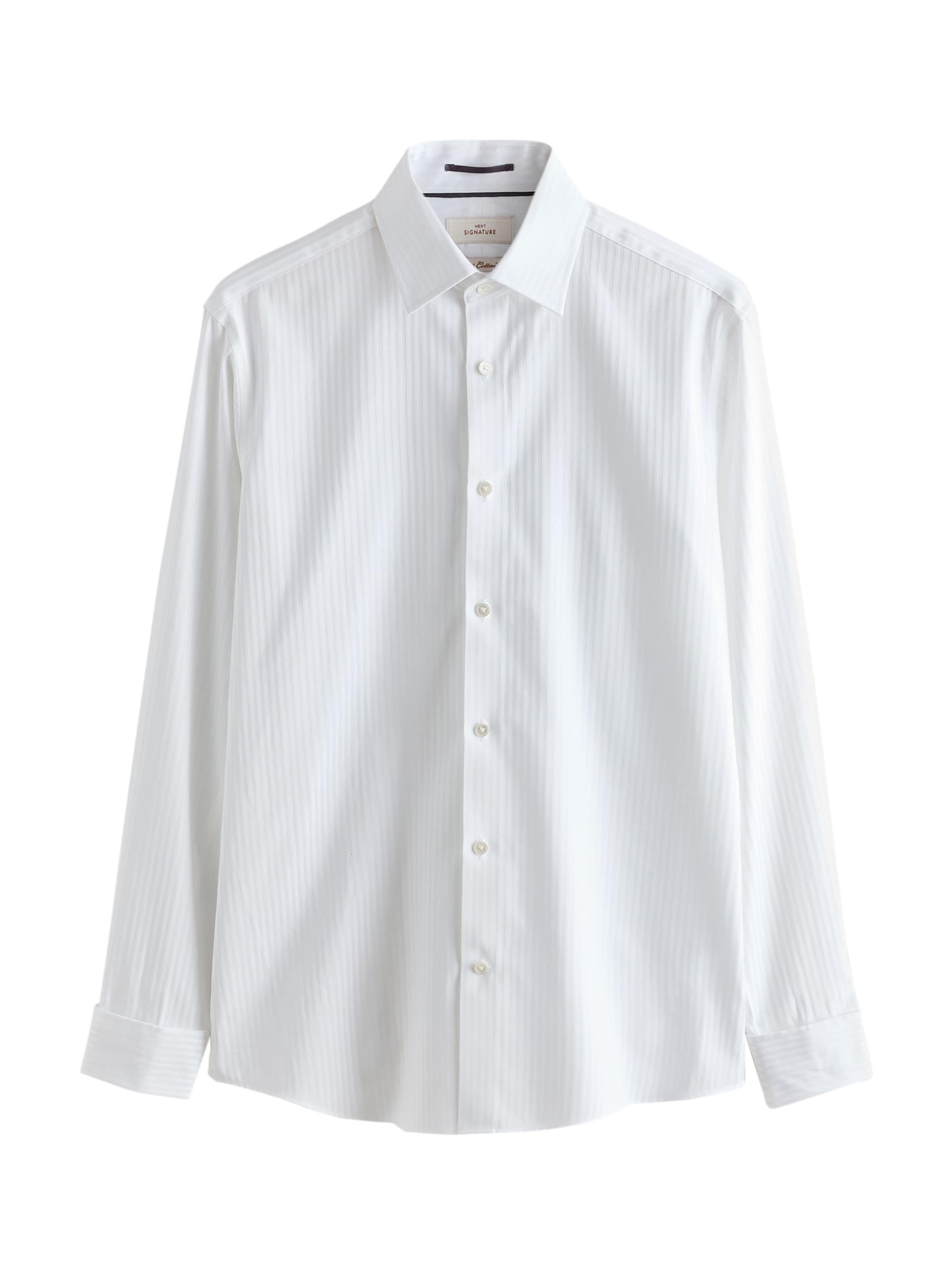 Next Regular fit Zakelijk overhemd in Wit: voorkant