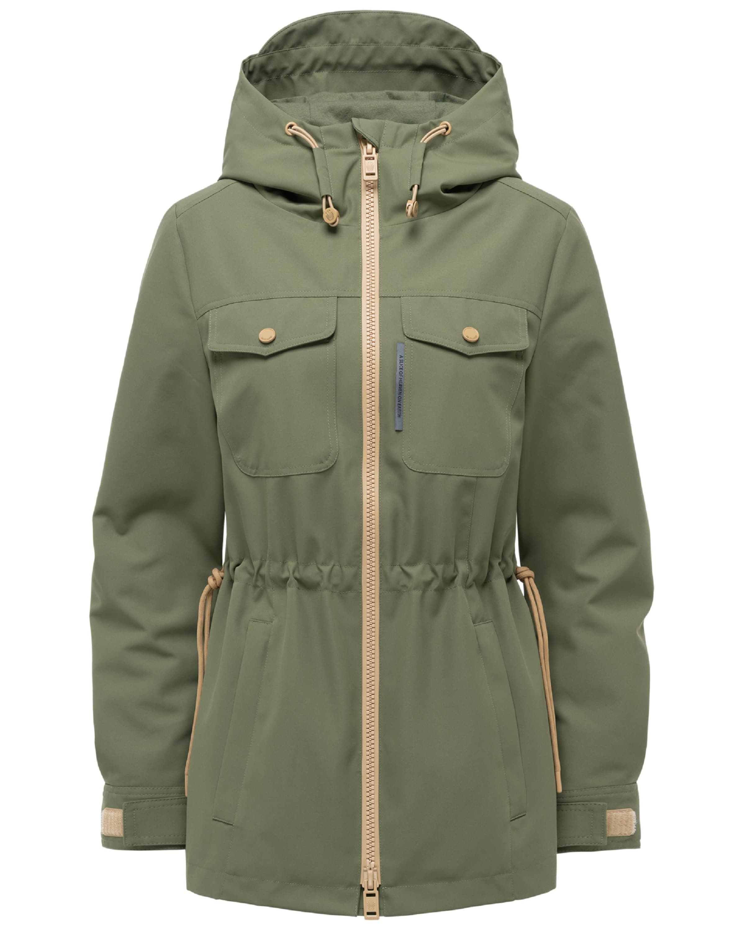 Parka mi-saison 'Sohaa 16' MARIKOO en vert : devant