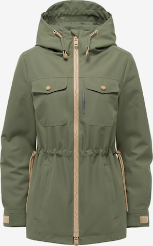 MARIKOO Parka 'Sohaa 16' in Grün: Vorderseite