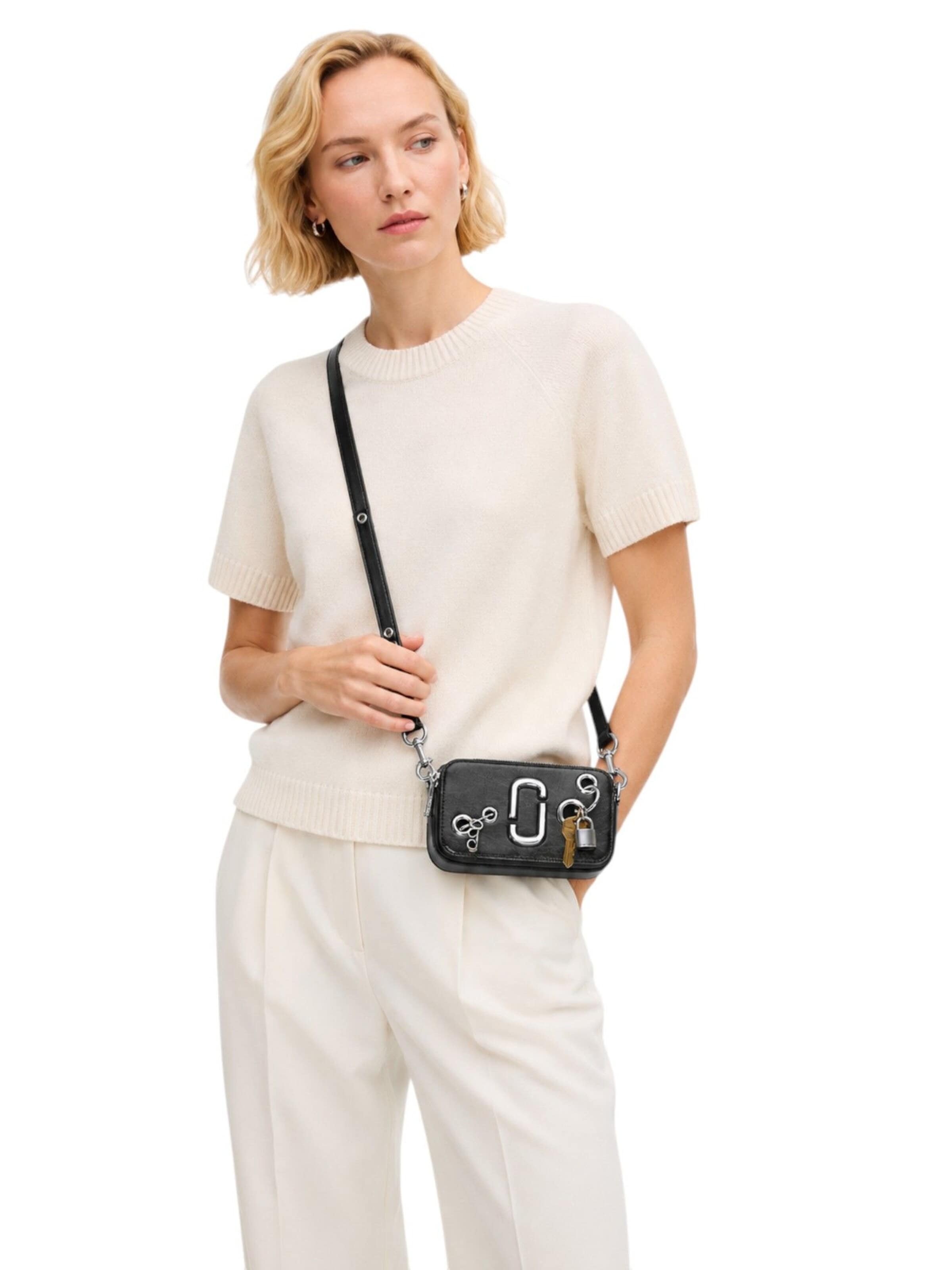 Marc Jacobs - Bolso de mano 'Snapshot' en negro: frente
