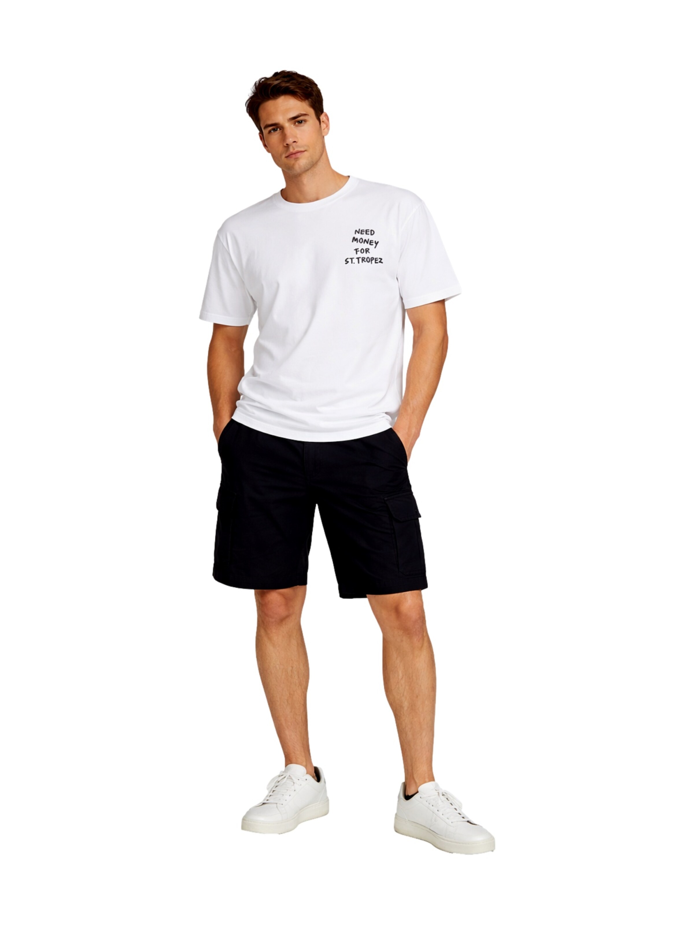 Only & Sons T-Shirt 'Money Life' in Weiß