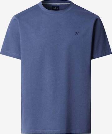 T-Shirt Hackett London en bleu : devant