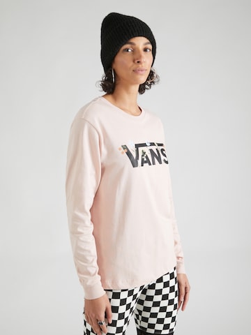 VANS Sweatshirt 'Wyld Tangle Micro Ditsy' in Pink: predná strana