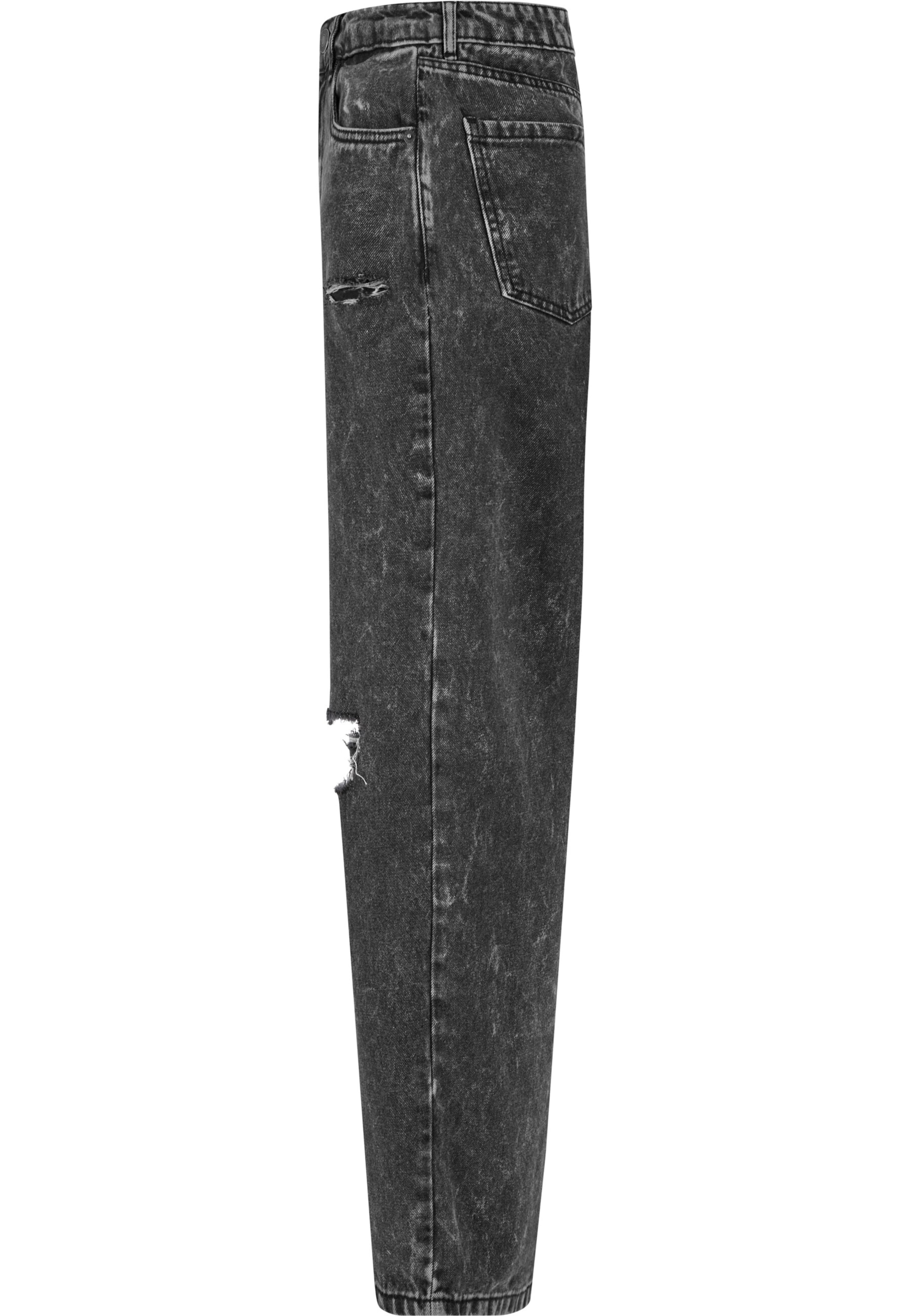 melns Urban Classics Standarta Džinsi 's Wide Leg Denim Pants ' '