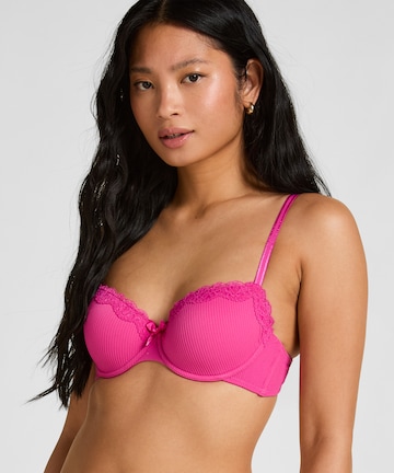 Hunkemöller Bra 'Lola' in Pink: front