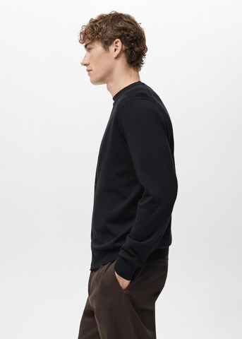 MANGO MAN Knit Cardigan 'Willyc' in Black
