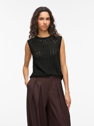 VILA Sweater 'VIMylie' in Black: front