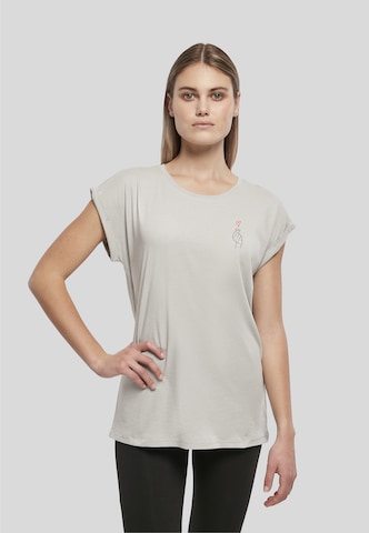 Urban Classics Shirt 'K-Heart' in Grau: Vorderseite