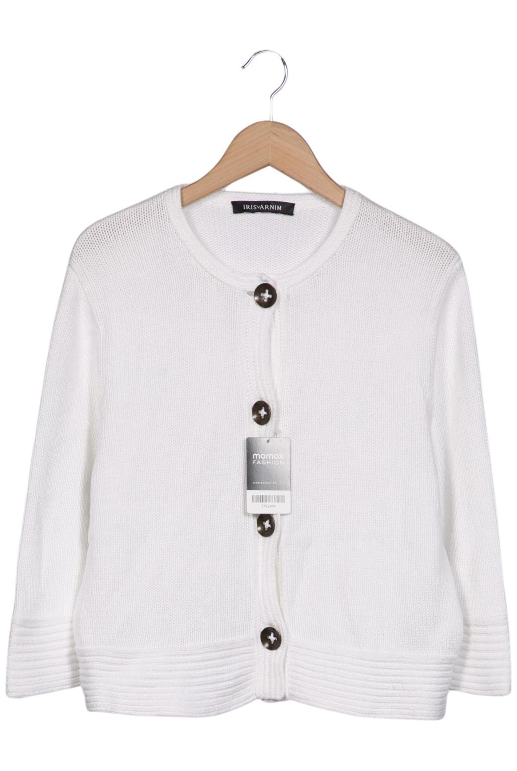 Iris von Arnim Strickjacke in XL in weiß, Produktansicht