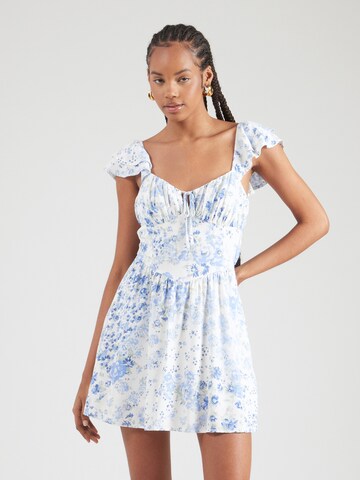 HOLLISTER - Vestido de verano en blanco: frente