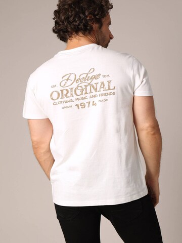 T-Shirt 'NATEDO' Deeluxe en blanc : devant