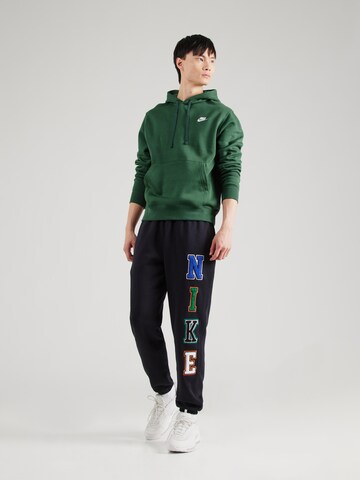 Nike Sportswear Rovný strih Mikina 'CLUB FLEECE' - Zelená