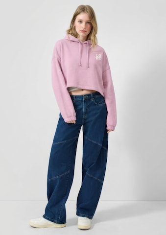 Sweat-shirt QS en rose