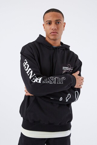 Dr. Denim Sweatshirt 'Damien' in Black: front