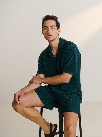 Comfort fit Camicia 'Pepe' di Guido Maria Kretschmer Men in verde