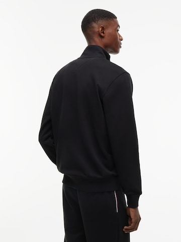 TOMMY HILFIGER - Casaco em moletão 'ESSENTIAL' em preto: atrás