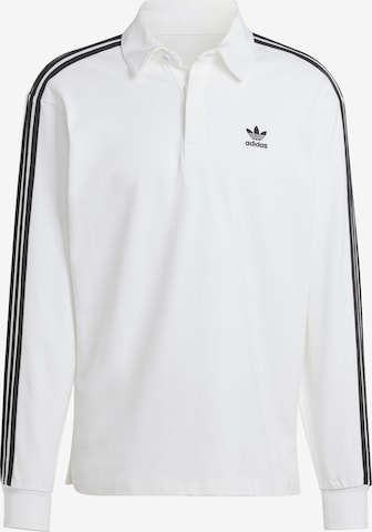balta ADIDAS ORIGINALS Marškinėliai 'Adicolor': priekis