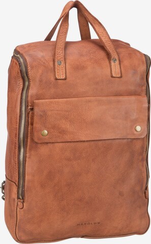 Harold's Backpack ' Submarine 49 ' in Brown: front