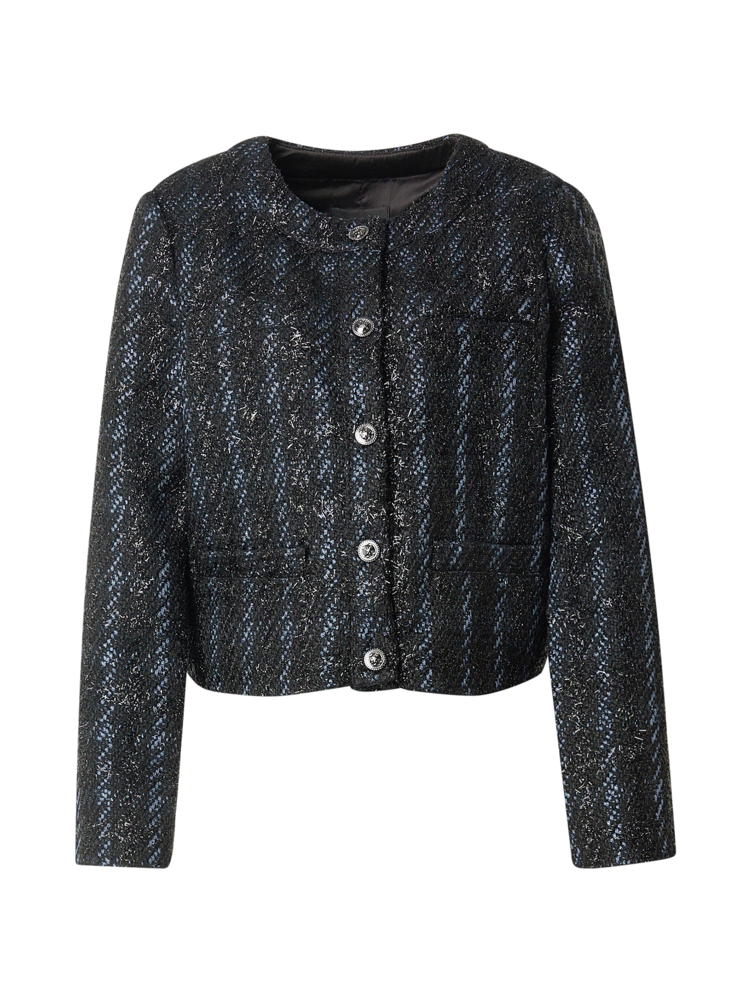 GUESS Přechodná bunda 'Andie' – černá: přední strana