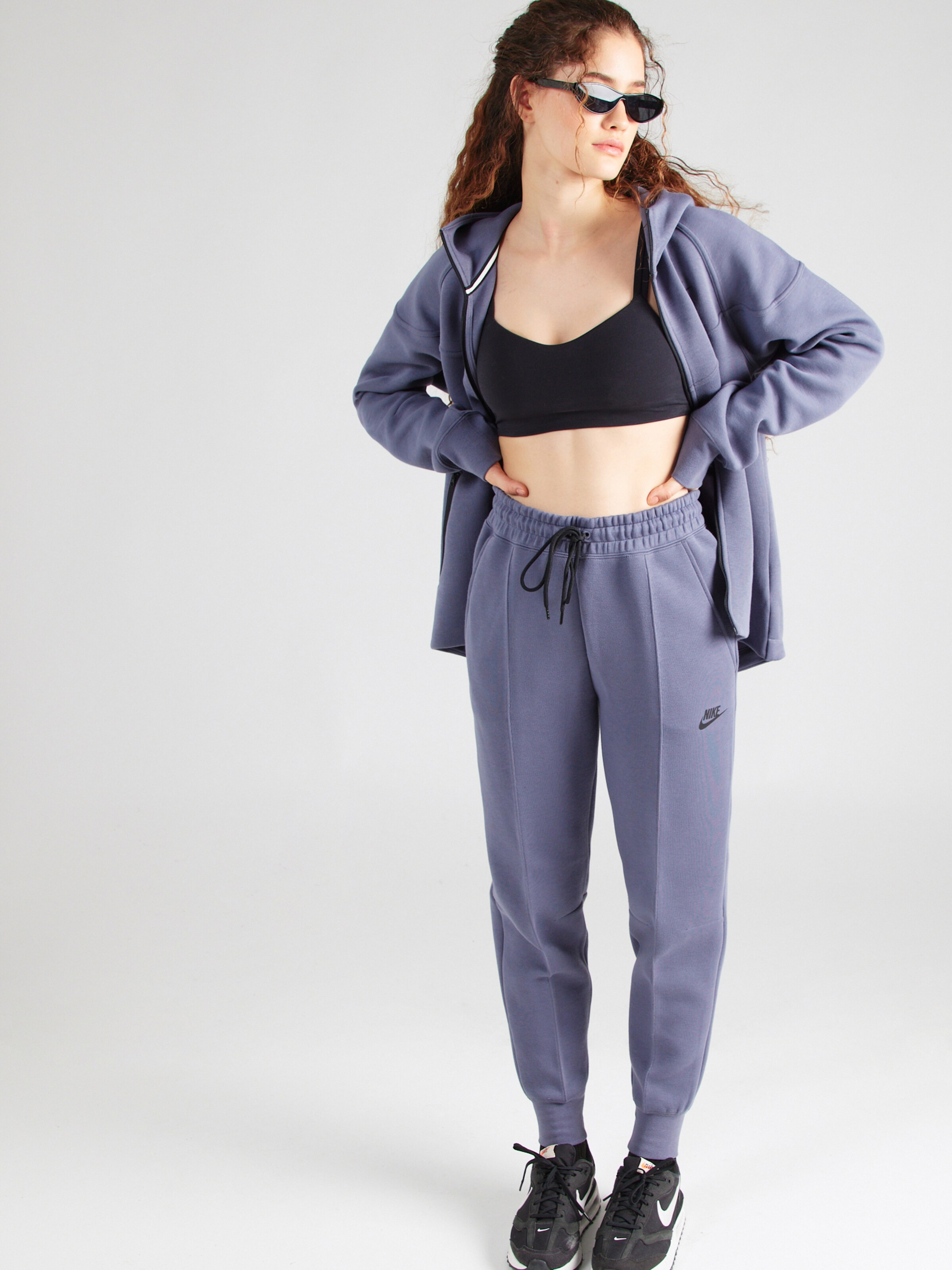 Veste de sport TECH FLEECE Nike Sportswear en Bleu Violet ABOUT YOU
