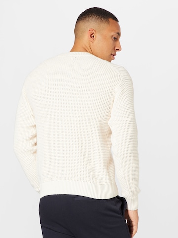Pull-over Abercrombie & Fitch en blanc
