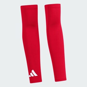 ADIDAS PERFORMANCE - Aquecedor de braços em vermelho