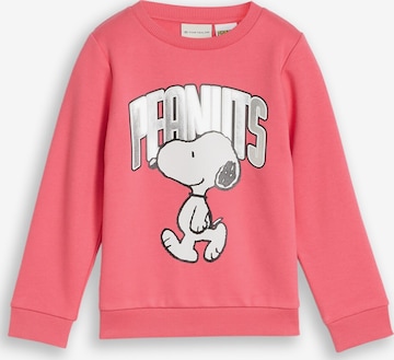 TOM TAILOR Sweatshirt in Roze: voorkant