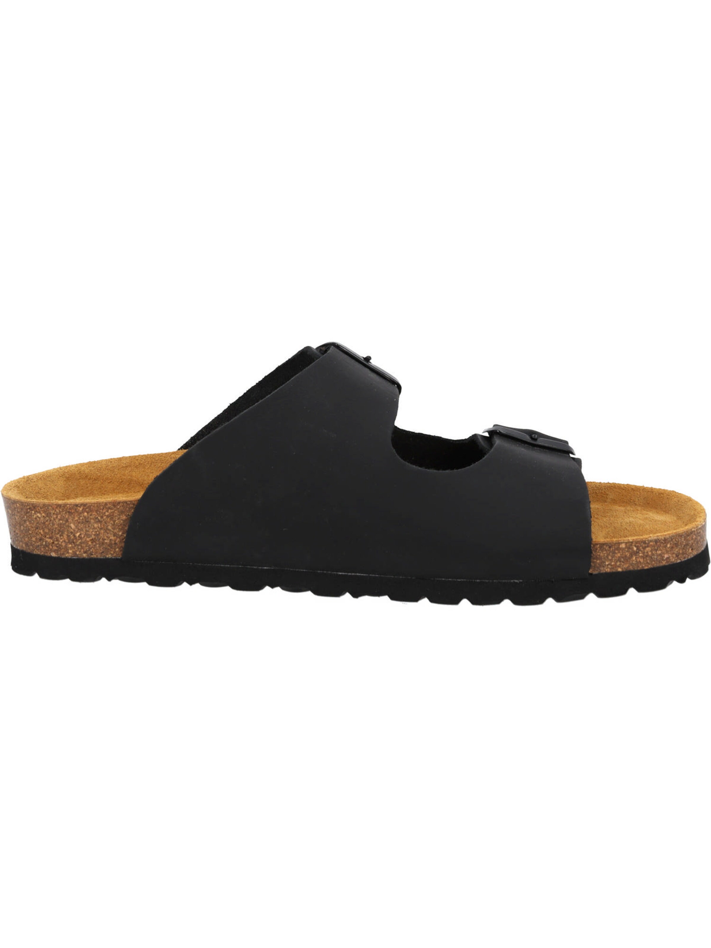 Palado - Zapatos abiertos 'Palado Korfu Oiled Premium Leather Herren' en negro