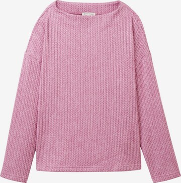 TOM TAILOR Sweatshirt in Pink: front