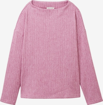 TOM TAILOR Sweatshirt in Pink: predná strana