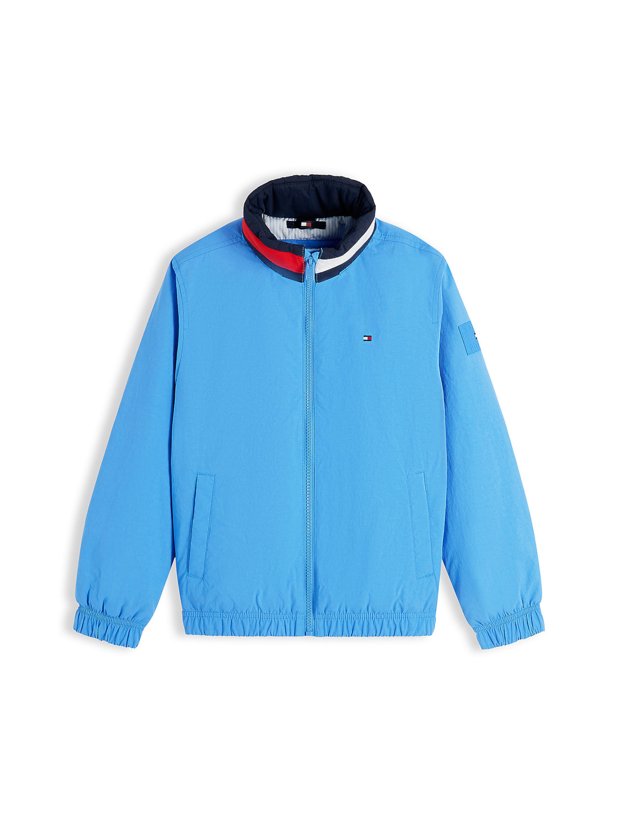 TOMMY HILFIGER Tussenjas 'Essential' in Blauw: voorkant