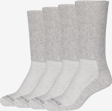 camano Socks in Grey: front