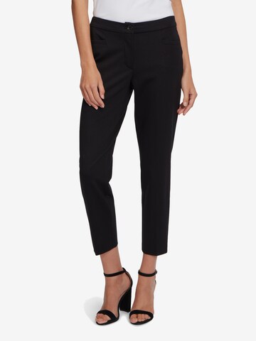 Betty Barclay Regular Pleat-Front Pants in Black: front