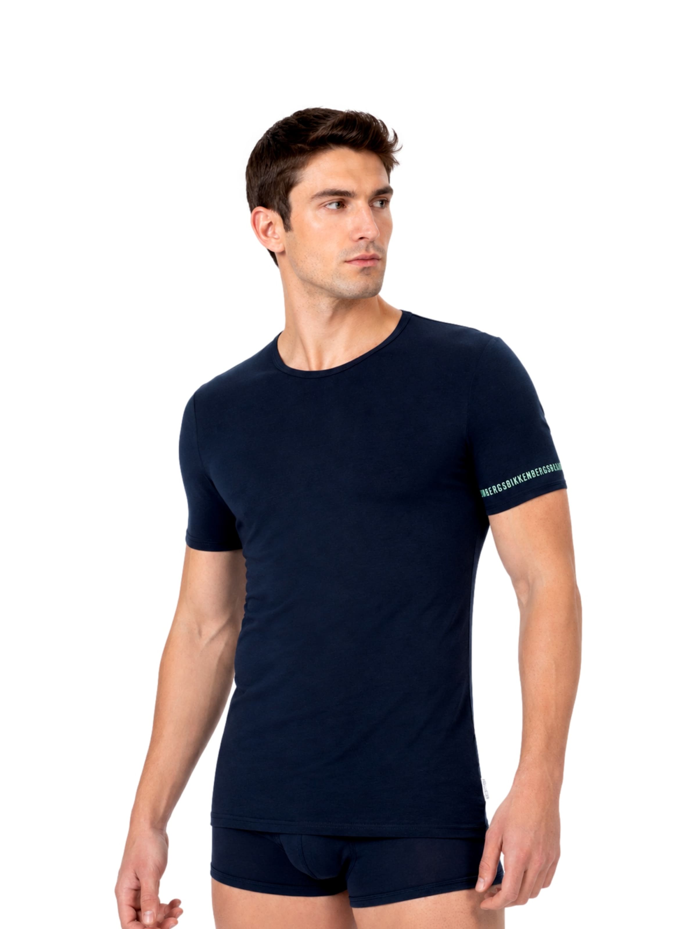 BIKKEMBERGS Onderhemd in Blauw: voorkant