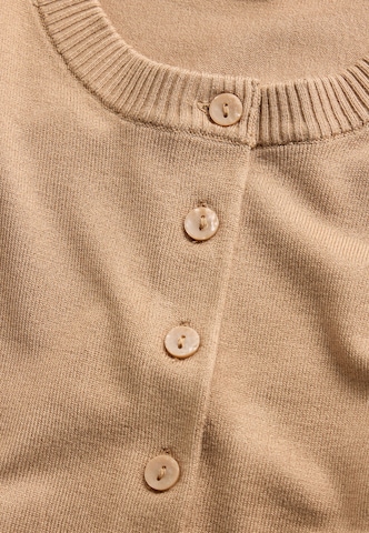 The Set Gebreid vest in Beige