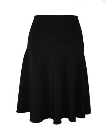 dunkle design Skirt 'Scuba' in Black: front