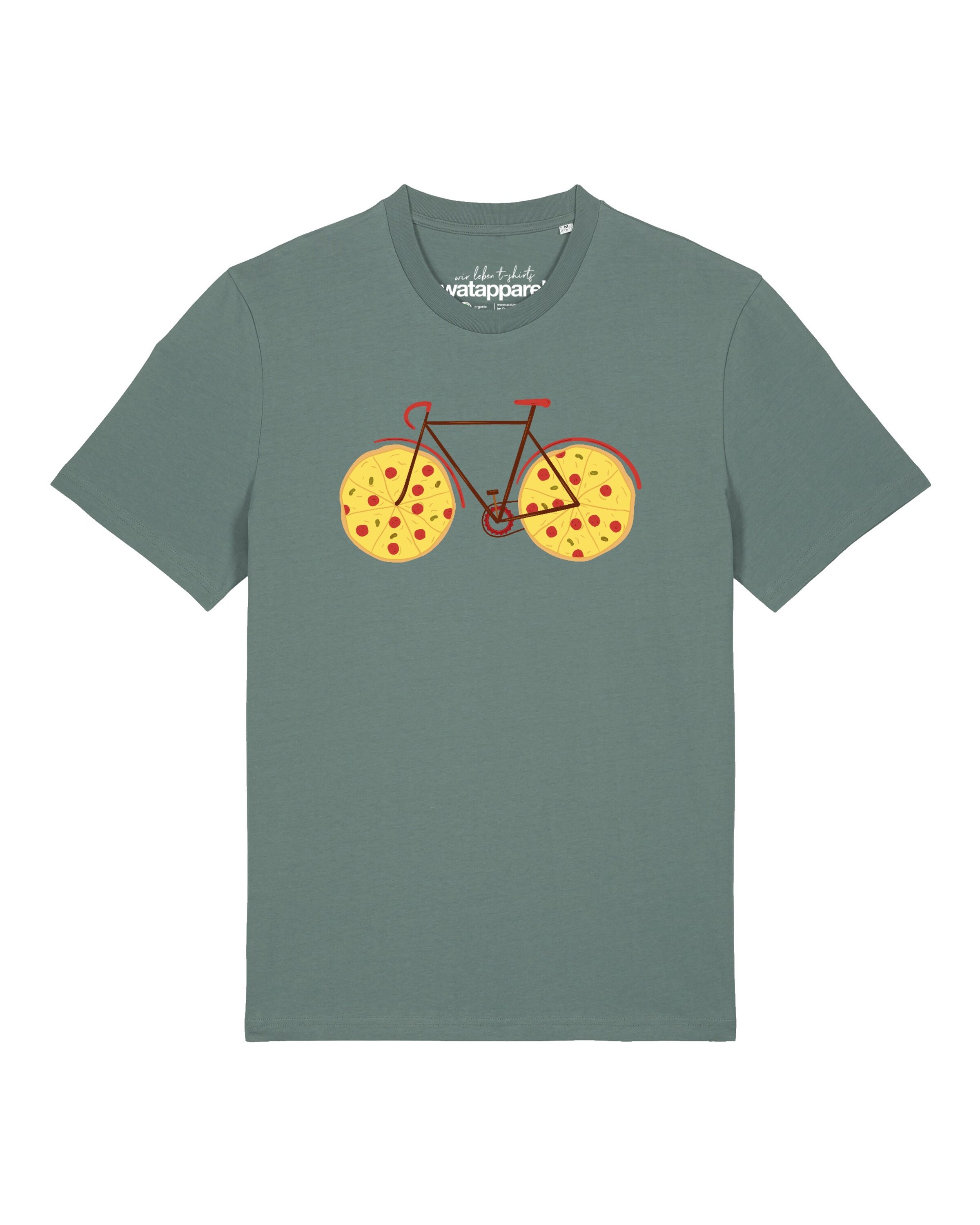 T-Shirt Watapparel en vert : devant