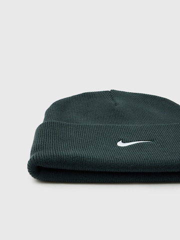 Nike Sportswear Čiapky 'Peak Swoosh' - Zelená