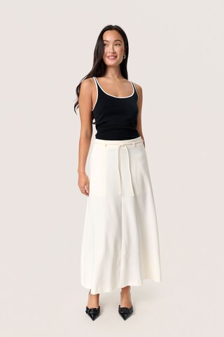 SOAKED IN LUXURY Rok 'SLMalika' in Wit