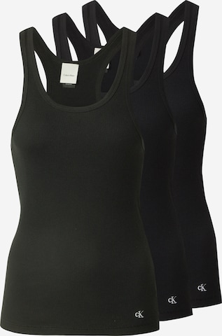 Maillot de corps Calvin Klein Underwear en noir : devant