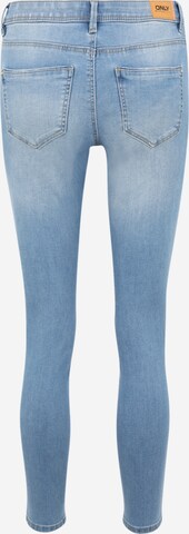 Only Petite Skinny Jeans 'WAUW' in Blauw